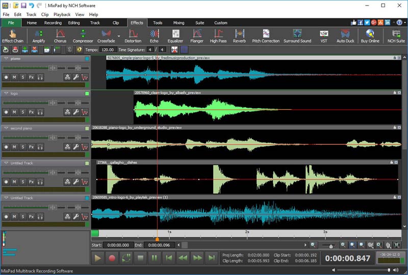 music editing software for mac free